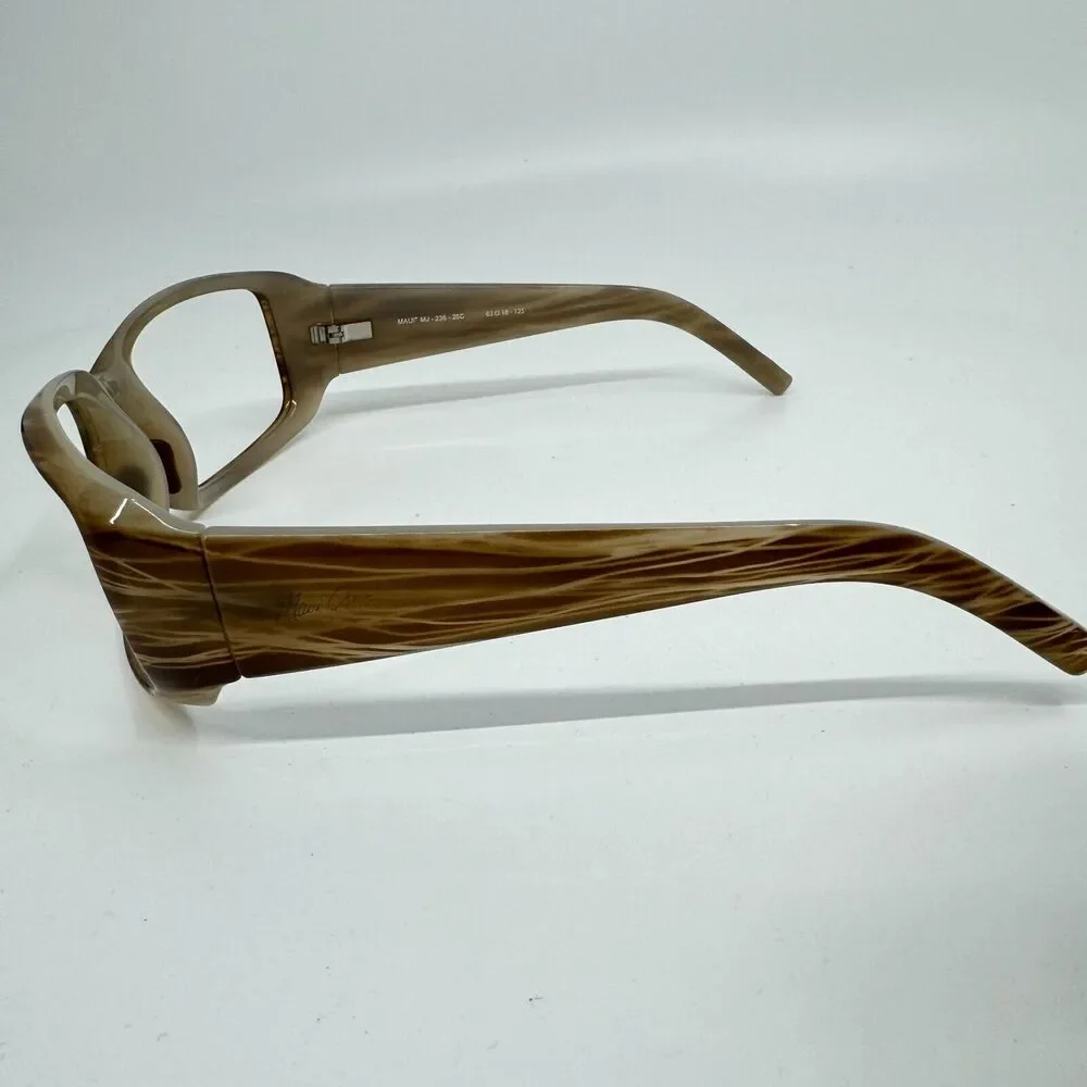 Maui Jim‎ Blue Water MJ236-25C Brown Stripe Sunglasses Frame Only H11509